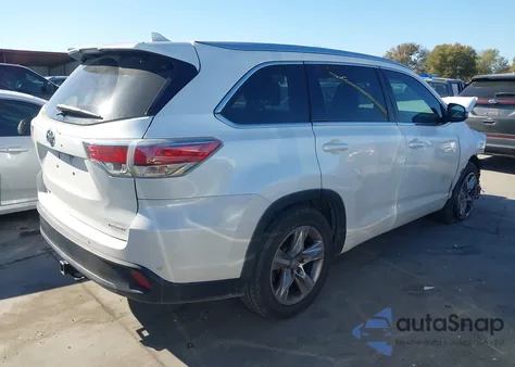 2015 Toyota Highlander Limited V6 from USA, damaged, VIN 5TDYKRFHXFS079164
